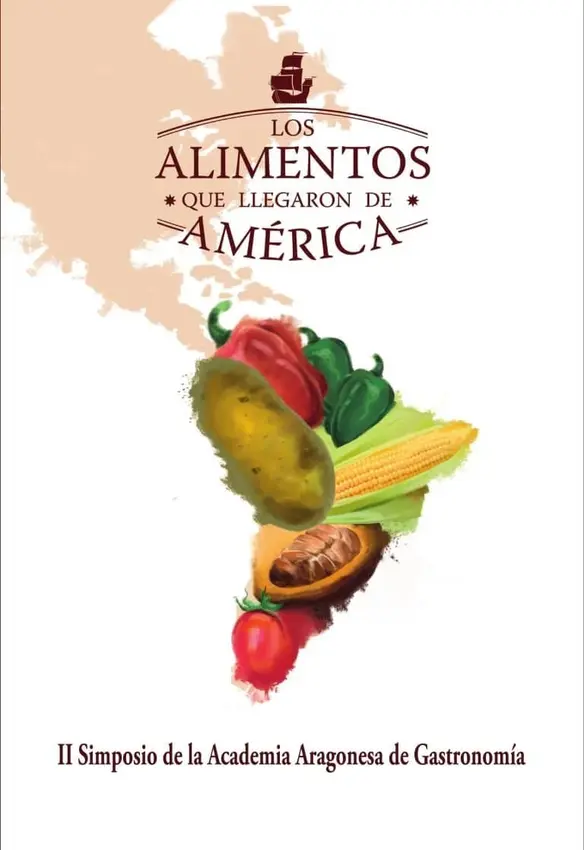 Portada de los alimentos que llegaron de américa